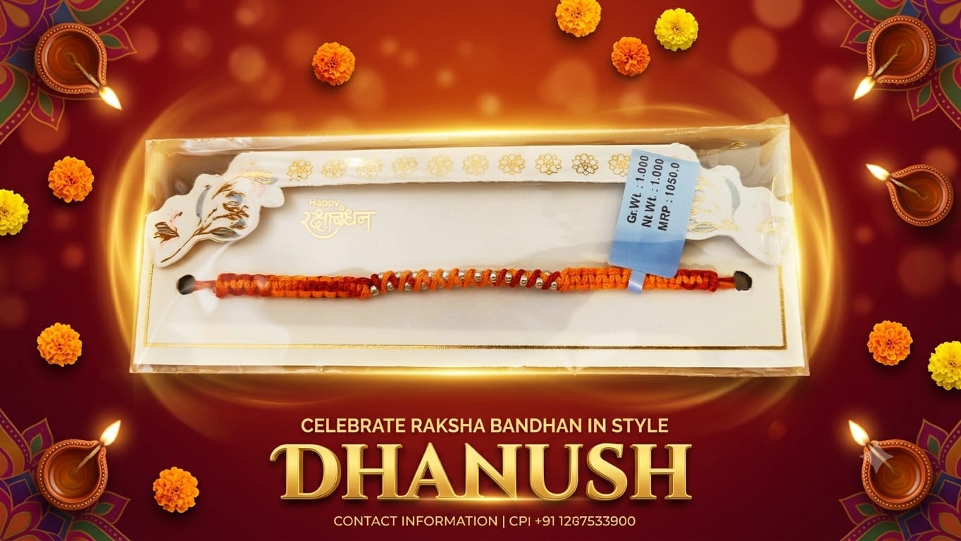 SILVER RAKHI