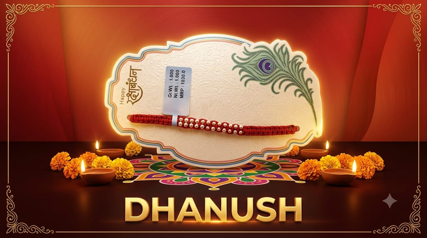 SILVER RAKHI