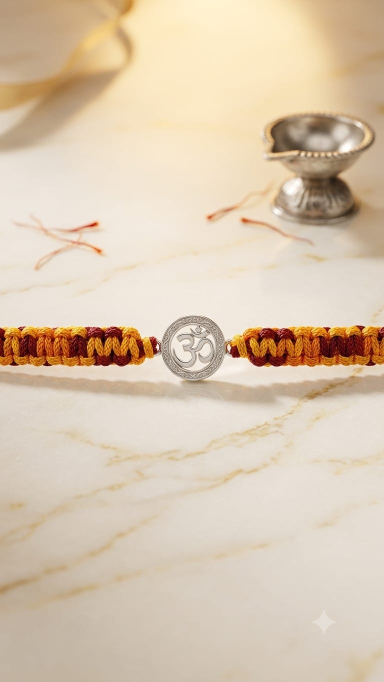 SILVER RAKHI