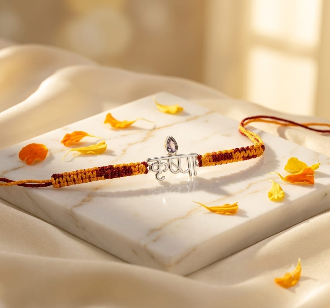 SILVER RAKHI