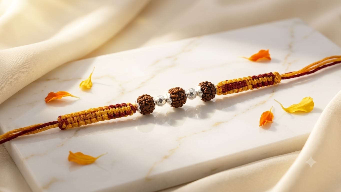 SILVER RAKHI