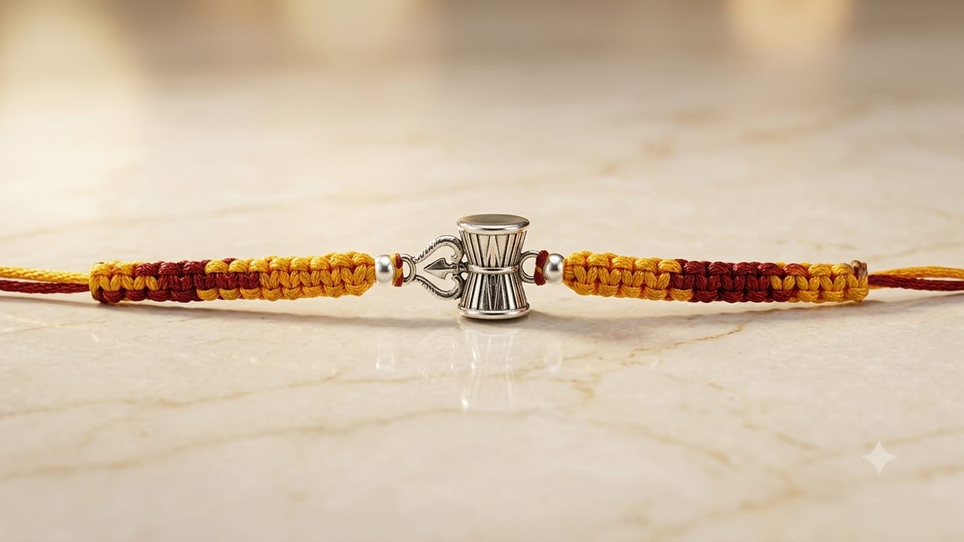 SILVER RAKHI
