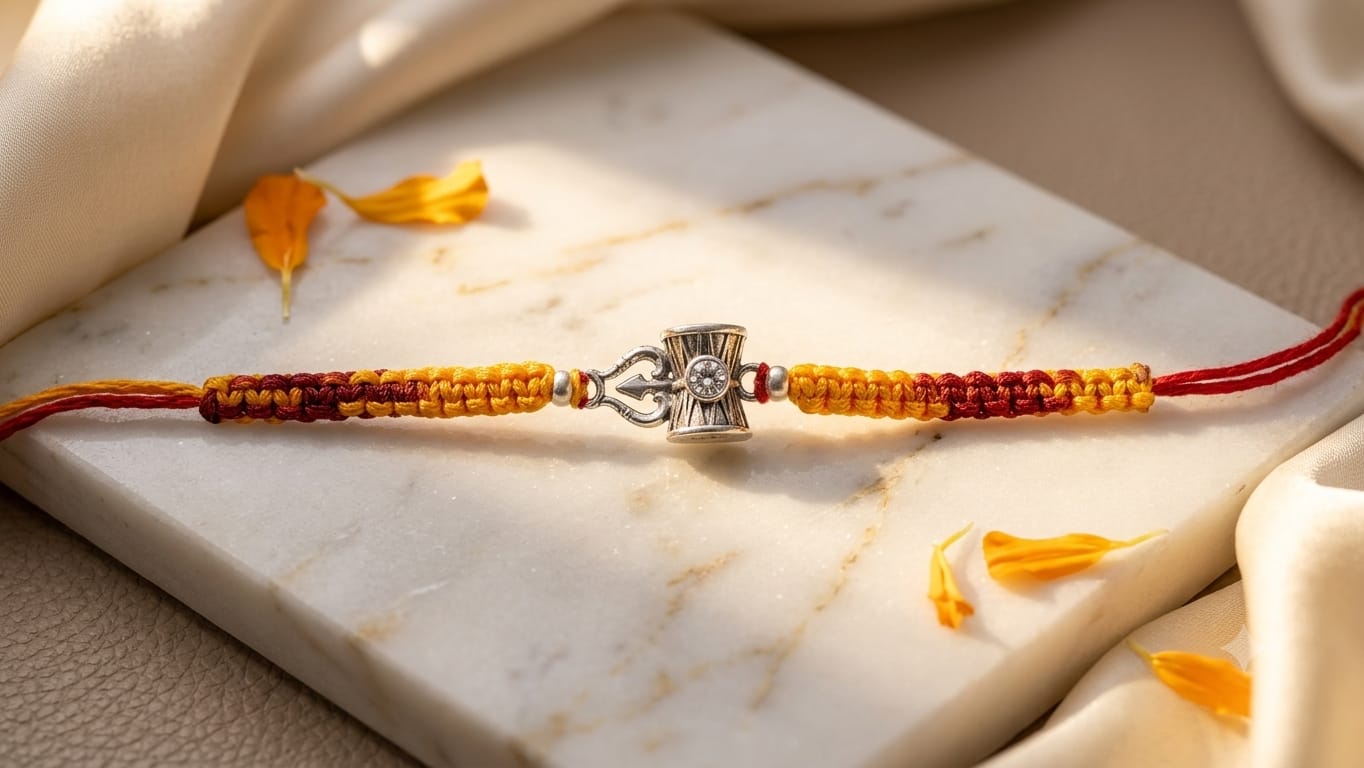 SILVER RAKHI