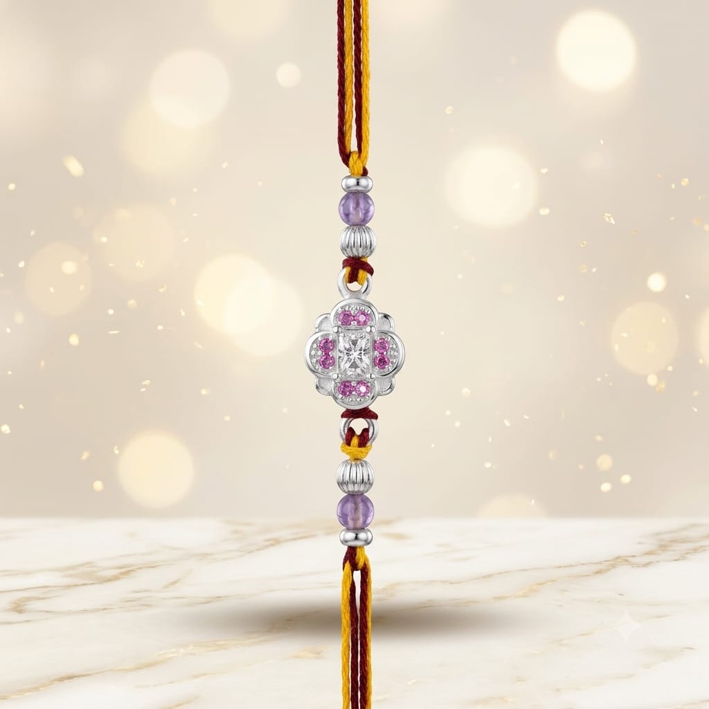 SILVER RAKHI