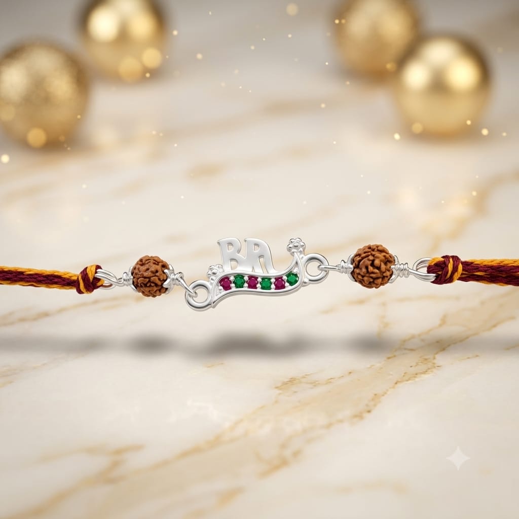 SILVER RAKHI