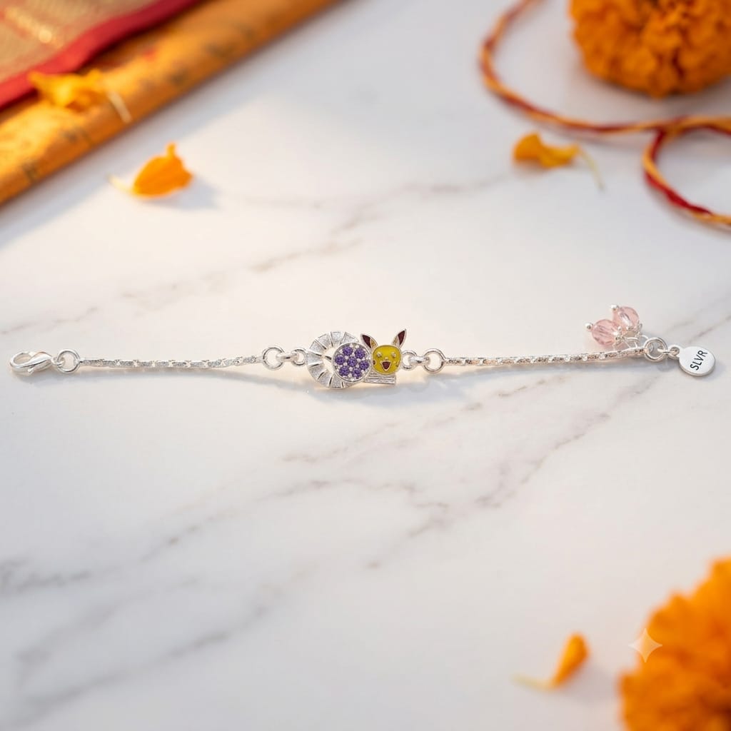 SILVER RAKHI