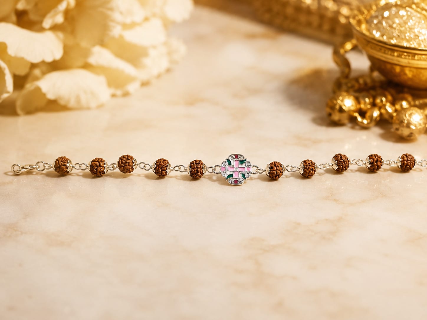 SILVER RAKHI