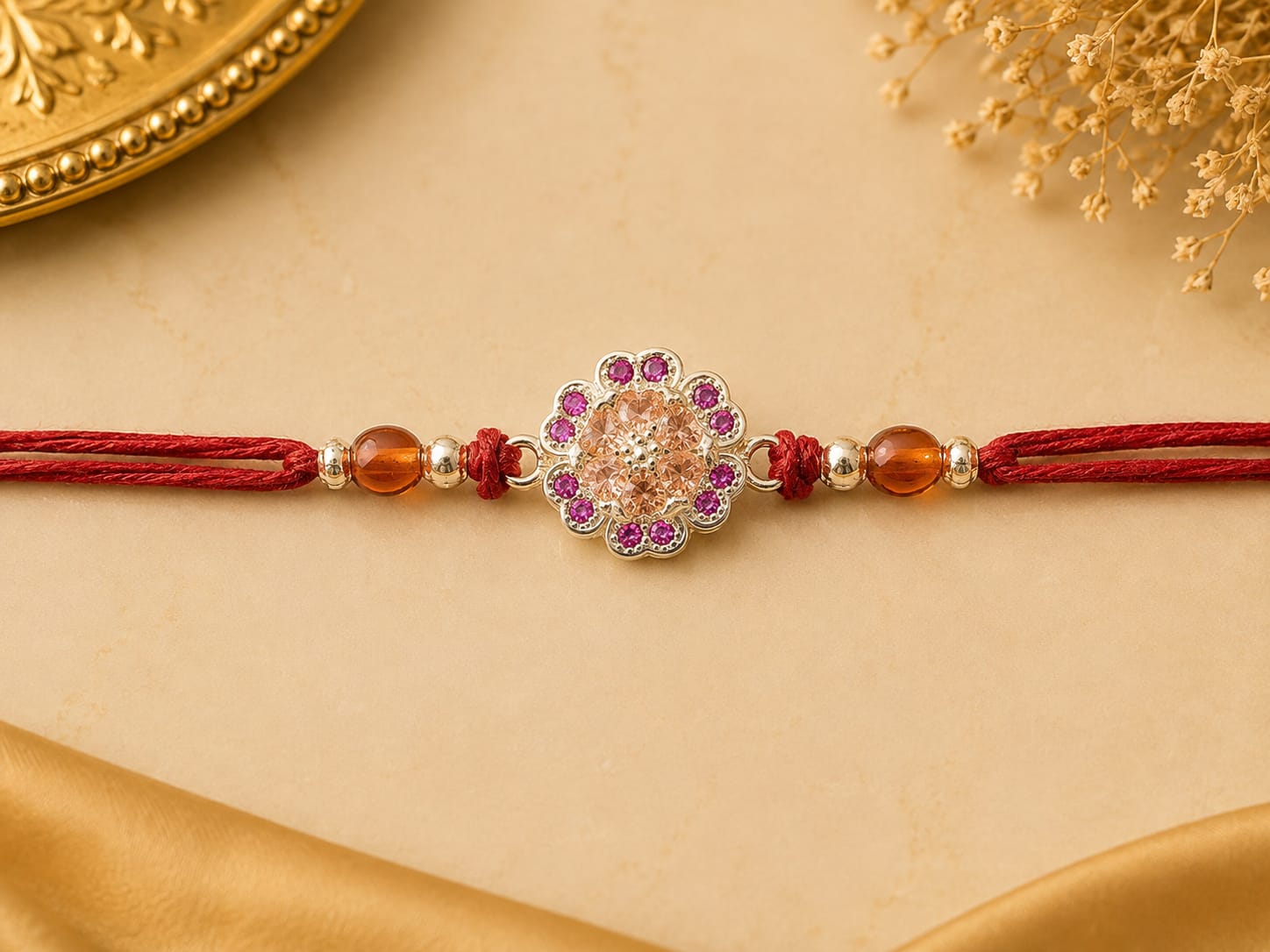 SILVER RAKHI