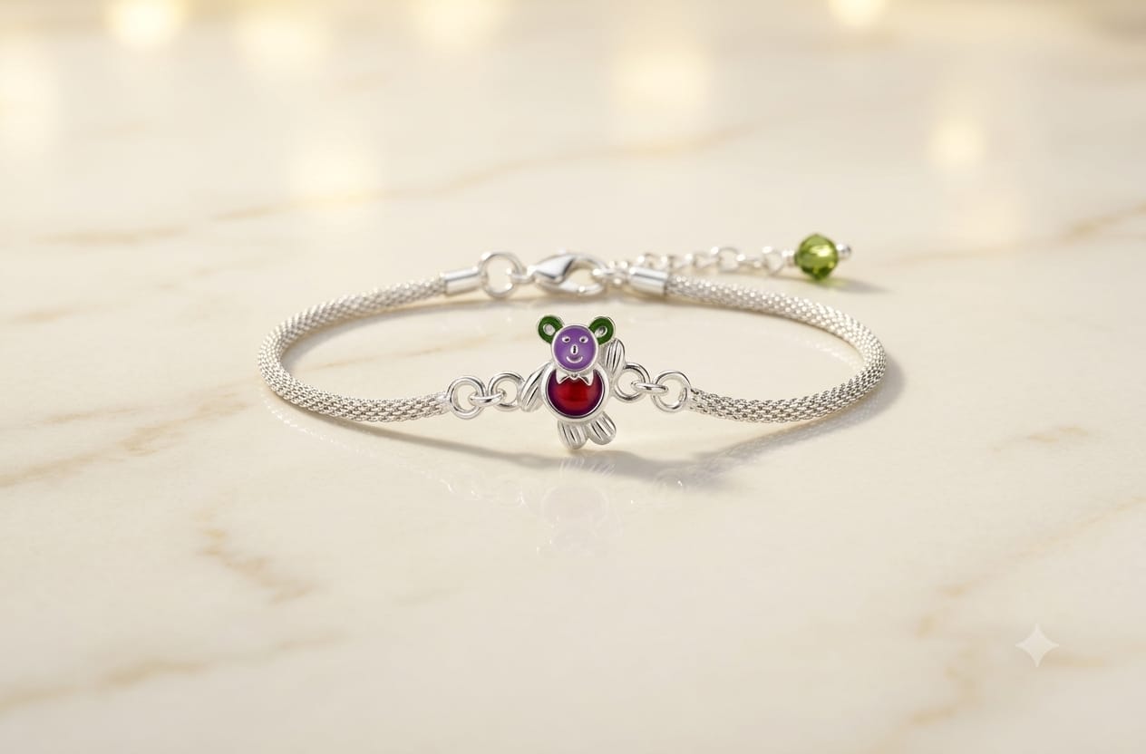 SILVER RAKHI