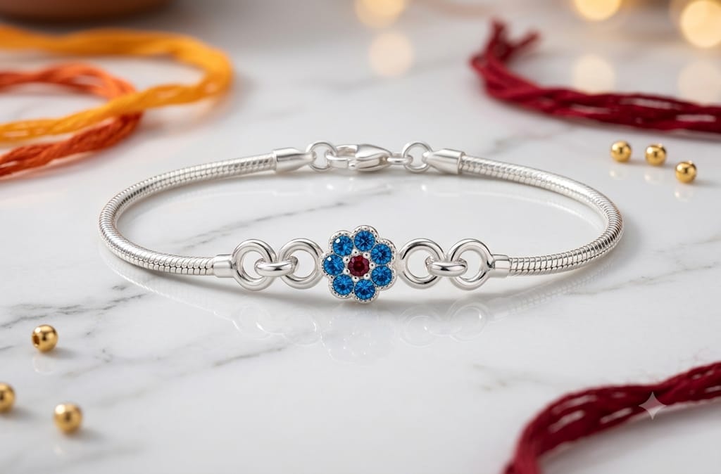 SILVER RAKHI