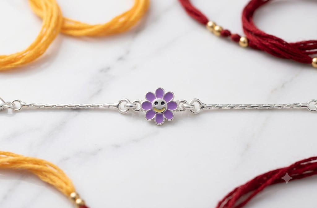 SILVER RAKHI