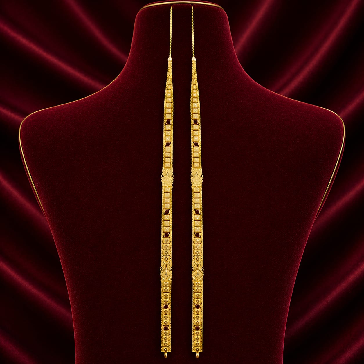 LONG LARI MANGLASUTRA 18K