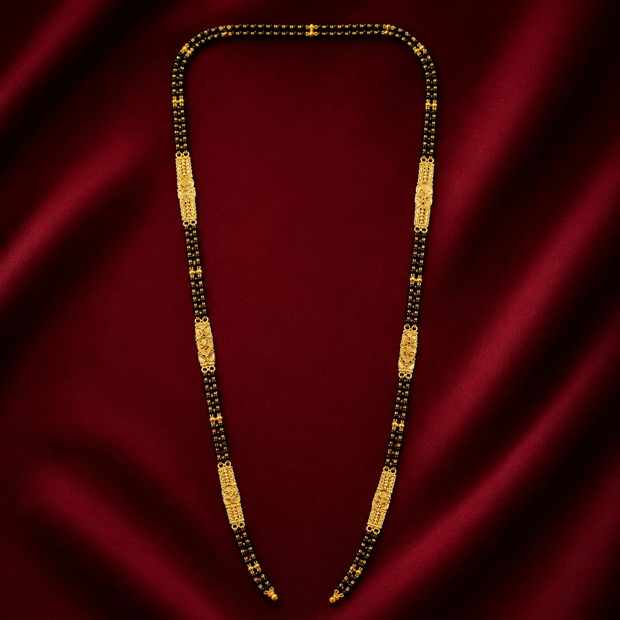 LONG LARI MANGLASUTRA 18K