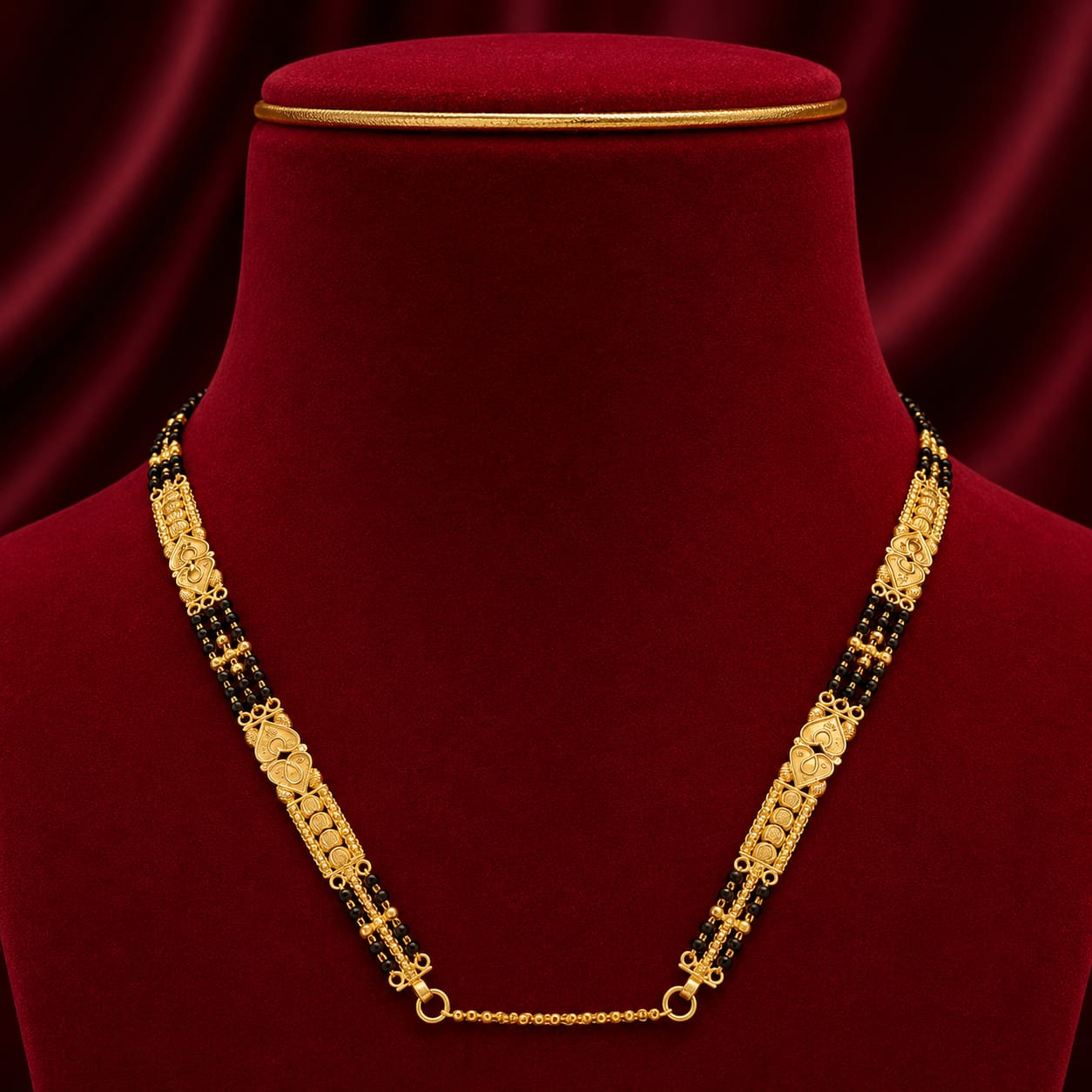 SHORT MANGLASUTRA 18K