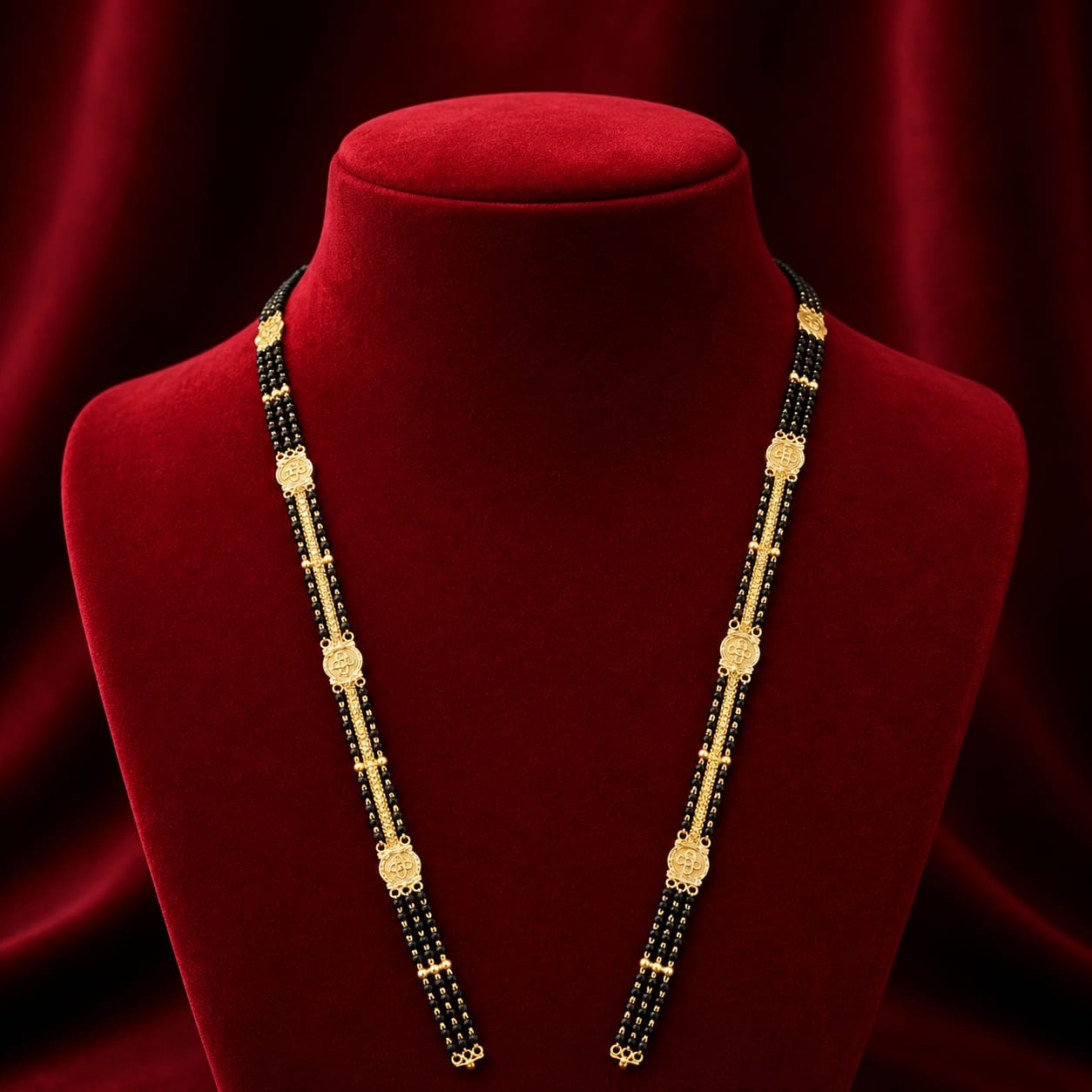 LONG LARI MANGLASUTRA 18K