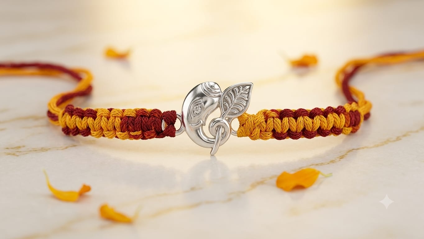 SILVER RAKHI