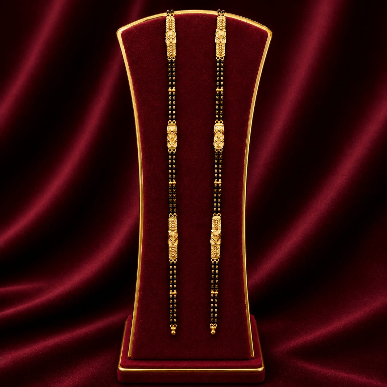 LONG LARI MANGLASUTRA 18K