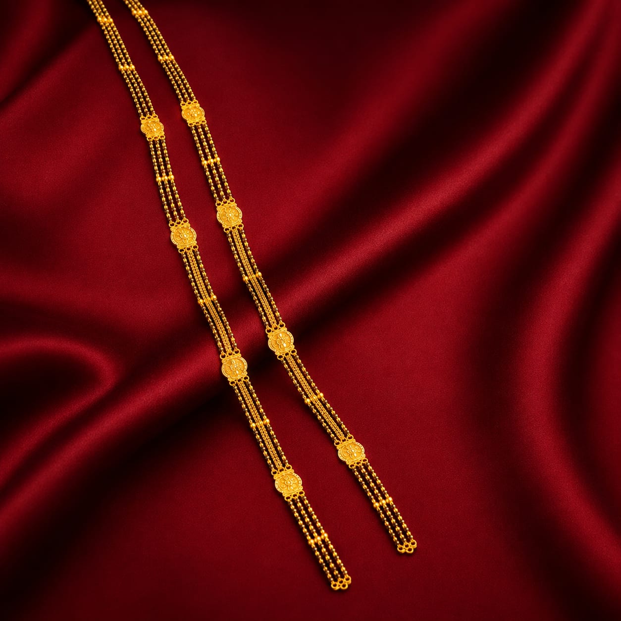 LONG LARI MANGLASUTRA 18K
