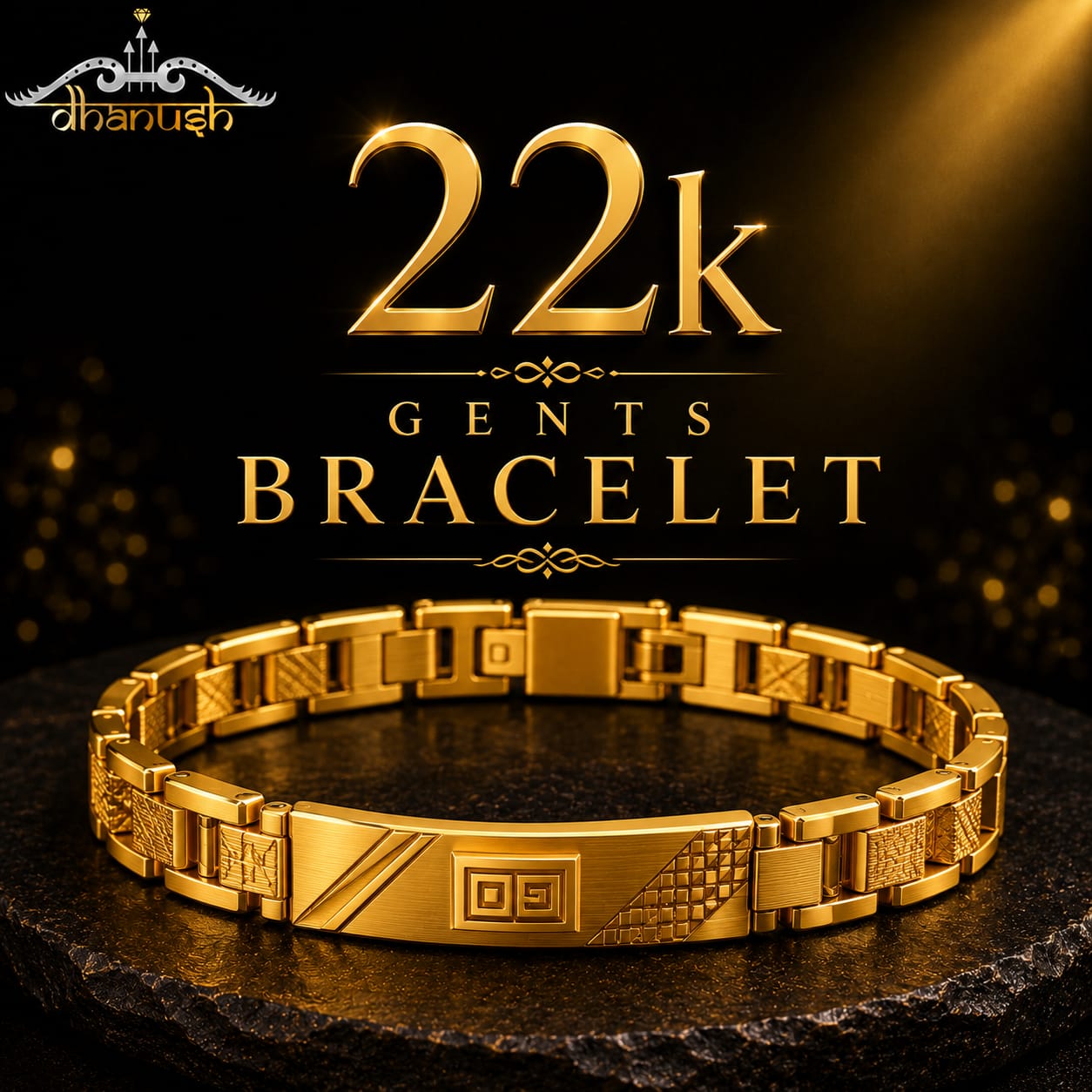GENTS BRACELETE 22K