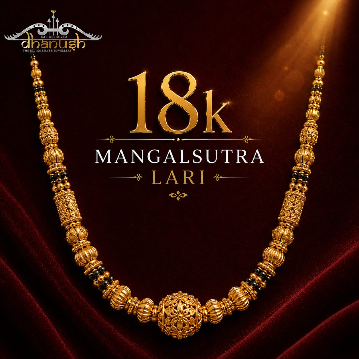 MANGLASUTRA LARI 18K