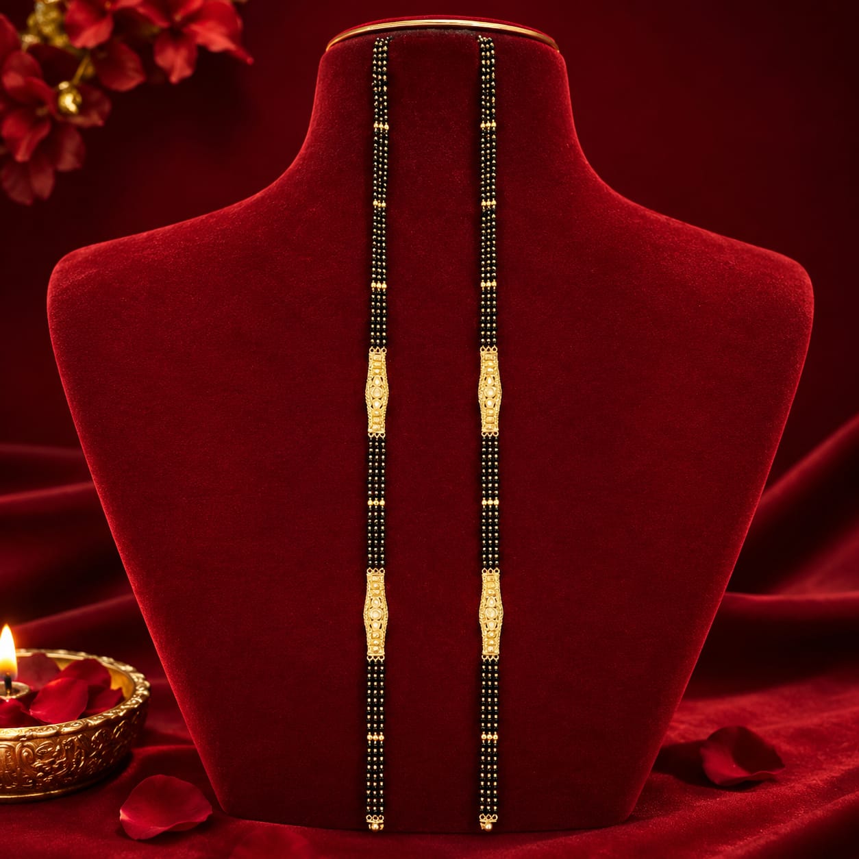 LONG LARI MANGLASUTRA 18K 