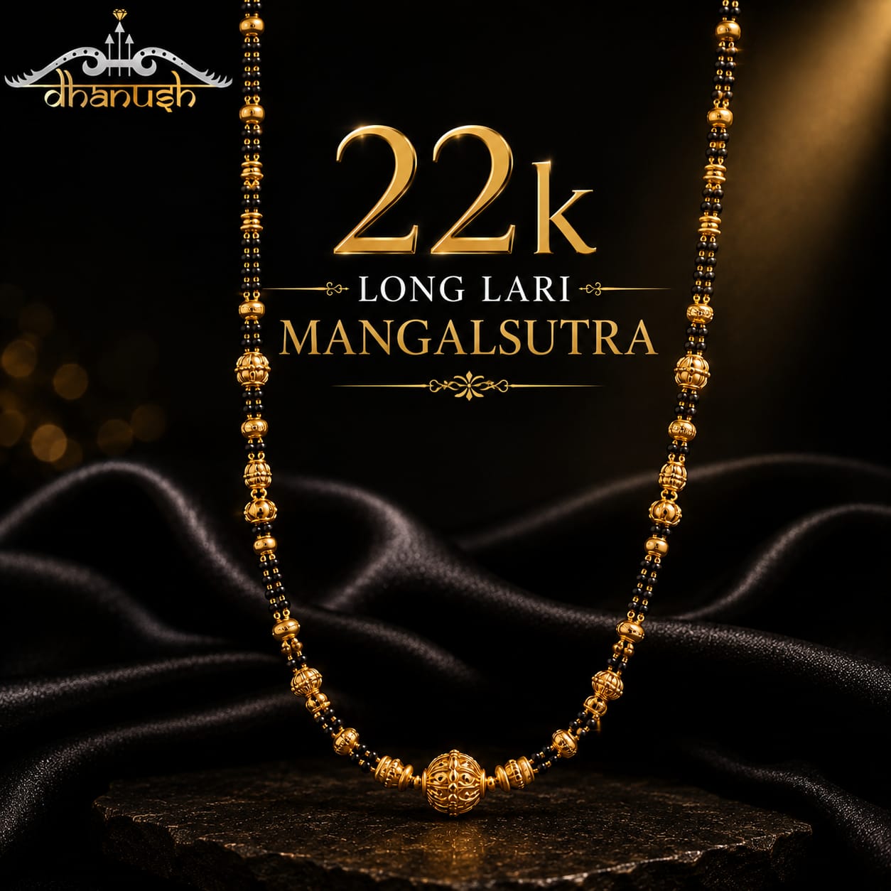 LONG LARI MANGLASUTRA 22K